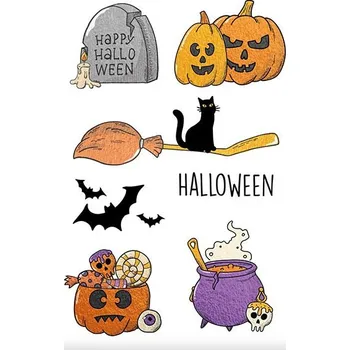 Odstranitelné tetování Halloween - sada tetovaček 1