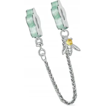 Řetízek Pandora Stříbro přívěsky 925 s bezpečnostním Řetízek