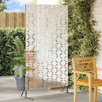 Plot vidaXL Obrazovka pro soukromí Šedá Ocel [868581]