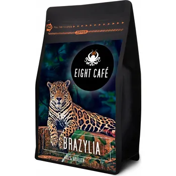 Káva Zrnková Káva Eight Cafe 100% Arabica Brazílie 250 g, středně pražená