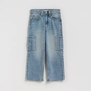 Chlapecké džíny Reserved - Baggy džíny - modrá - 985FN-55J - 985FN-55J-116