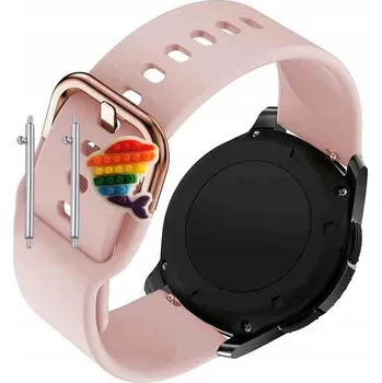 Pouzdro na mobilní telefon Pásek Řemínek pro Garmin D2 Air X10, Silikon Růžový Poutko, nastavitelný