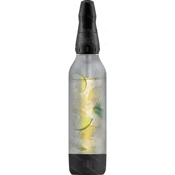 Výrobník sody Výrobník sodovky iSi TWIST & SPARKLE Virtuoso Starter Set, černá