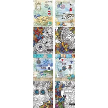 Sešit Dekorativní ZÁPISNÍK A5 do Školy SEŠIT Mřížka Notes Vydrží Dlouho