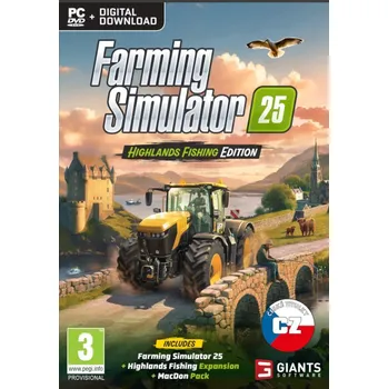 Počítačová hra Farming Simulator 25 Highlands Fishing Edition CZ PC krabicová