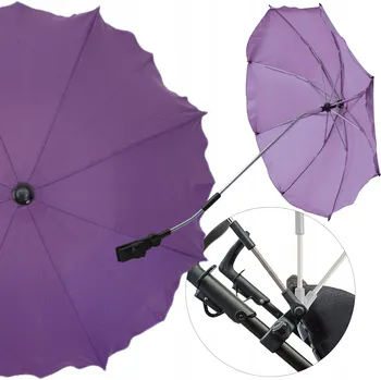 Deštník Slunečník na kočárek Skyline 68 cm fialový