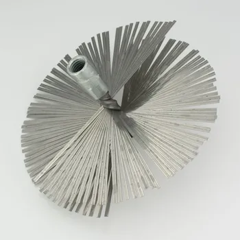 Komínová štětka Kartáč pro nerezové komíny, 180 mm, plochý nerez drát