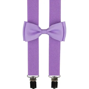 Kšandy Fialové dětské kšandy s motýlkem