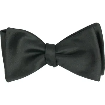 Motýlek Černý vázací pánský motýlek matný