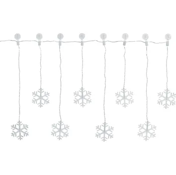 Vánoční dekorace LIVARNO home Světelný LED závěs (sněhová vločka, studená bílá)