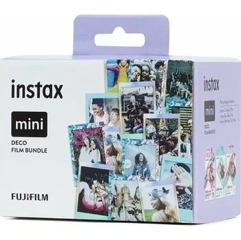 FUJIFILM Instax MINI film bundle deco (confetti, sky blue, mermaid tail)