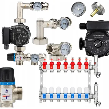 rozdělovač topení Rozdělovač DAMIX 7 okruhů