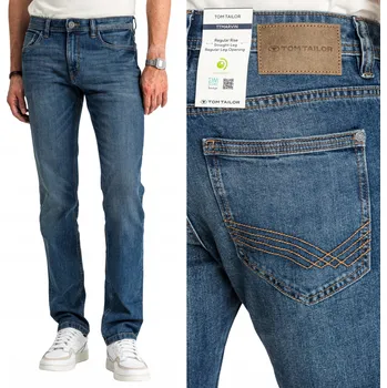 Pánské džíny Tom Tailor MARVIN pánské džíny rovného střihu velikost 34/30