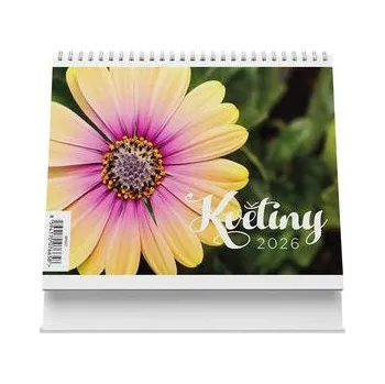 Kalendář VIKPAP Květiny 2026 - stolní kalendář Květiny 2026 - stolní kalendář
