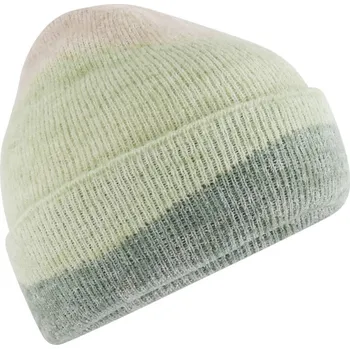Módní doplněk Beechfield Čepice pletená Soft Wave B532 Barva: Krémová - Pistáciová - Zelená zaprášená