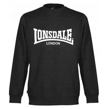 Pánská mikina Lonsdale černá pánská mikina Essential, Velikost XXL