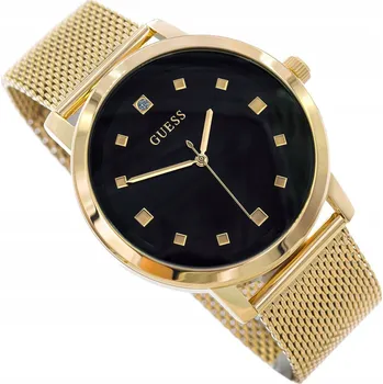 Hodinky PÁNSKÉ HODINKY GUESS U1352G1 ZLATÉ NA OCELOVÉM NÁRAMKU, KLASICKÉ A ELEGANTNÍ