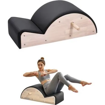 Korektor páteře VEVOR Pilates, příslušenství pro domácí posilovnu na jógu a pilates, fitness nástroj z gumového dřeva, vybavení pro cvičení těla Arc Fitness, pro cvičení páteře, rovnováhy, posilování středu těla a protahování
