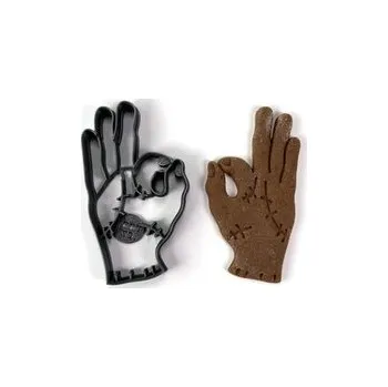 Vykrajovátko Ruka se symbolem „OK“ vykrajovátko/formička