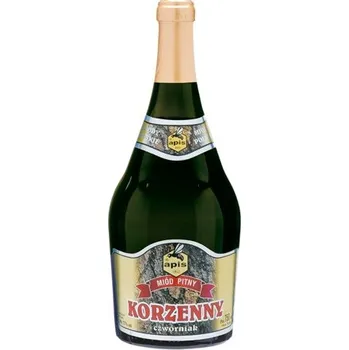 Medovina Apis - Korzenny - Miód pitny Czwórniak (karton 6x 0,75l) 11%, sklo