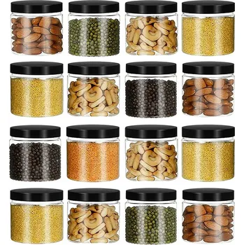 Sklenice 16 x NÁDOBA ZAVAŘOVACÍ SKLENICE SKLENIČKY 100 ml NA KUCHYŇSKÉ KOŘENÍ 16 ks SET