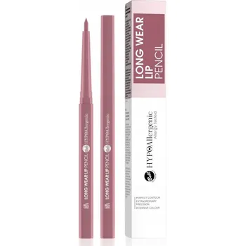 Přípravek na rty Bell Hypoalergenní dlouhotrvající tužka na rty 06 Mauve, hypoalergenní dlouhotrvající konturovací tužka ve vysouvacím provedení 0.3g