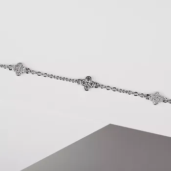 Náramek Zoryne - stříbrný náramek s bílými zirkony