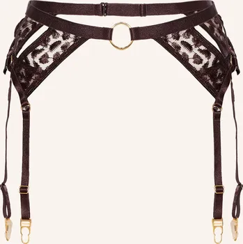 Podprsenka Aubade Podvazkové Pásy Crazy In Love, tmavě hnědá