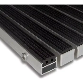 Rohožka Gumová hliníková čistící vstupní venkovní rohož Alu Standard - 60 x 90 x 2,7 cm