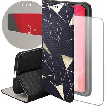 Pouzdro na mobilní telefon Flipové pouzdro Hello Case pro Samsung Galaxy M11 zlaté