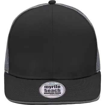 Kšiltovka Myrtle beach Unisex kšiltovka MB6635 Black-Charcoal one size
