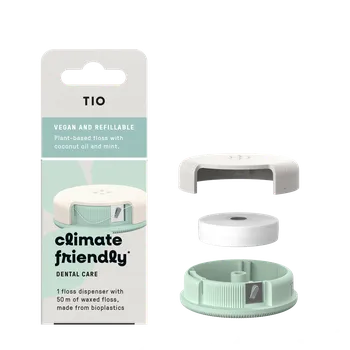 Dentální hygiena TIO TIOFLOSS Zubní nit se zásobníkem - s mátou a bio kokosovým olejem Varianta: s mátou a bio kokosovým olejem
