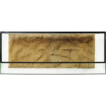 Terárium Skleněné terárium 90x40x40 s 3D pozadím 3D pozadí: Žluté bez výstupků