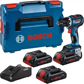 0615A5002R Aku vrtací šroubovák GSR 18V-90 C (3xProCORE18V 4.0Ah; GAL 18V-40) L-Boxx 136 Bosch