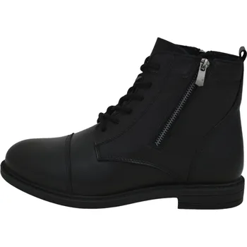 Dámská zimní obuv Obuv dámská kožená IBERIUS 07001 černé (Dámská kožená kotníková obuv)