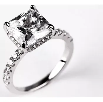 Prsten Magiarin Silver - zásnubní prsten ze stříbra s bílými zirkony