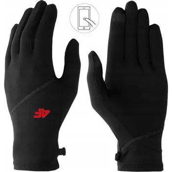 Rukavice RUKAVICE 4F PÁNSKÉ DÁMSKÉ JARNÍ ZIMNÍ PRO TELEFON SPORTOVNÍ