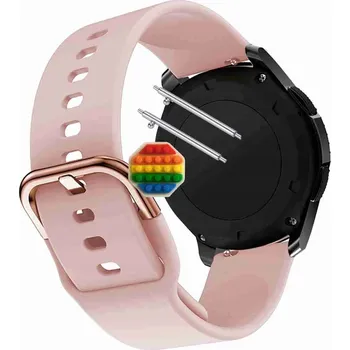 Pouzdro na mobilní telefon Pásek Řemínek Silikon Růžový Poutko pro Motorola Moto Watch 120