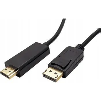 Video kabel STANDARD DisplayPort - HDMI kabel, DP(M) -> HDMI M, 1920x1200@60Hz, 1m