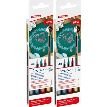 Vícebarevné dekorativní fixy Edding 4 ks