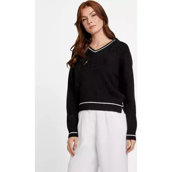Dámský svetr GUESS dámský svetr Dateryn černý XXL