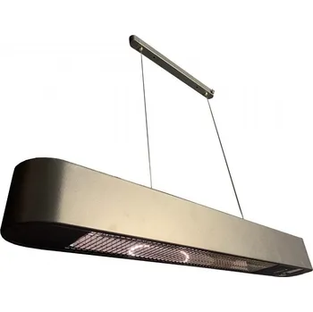 Průmyslové topidlo ELMETFIRE ET0044 PLUTO zahradní venkovní topidlo 1500W IP24 s dálkovým ovladačem, černá