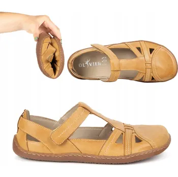 Dámské tenisky Dámské BAREFOOT boty na léto Olivier 1285 na suchý zip velikost 40