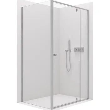 CERANO Sprchový kout Santini L/P chrom, transparentní sklo 120x80 cm křídlový CER-426235