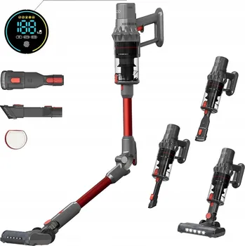 Vysavač Tyčový vysavač 500W 2.5H 33KPa červený JIGOO C500