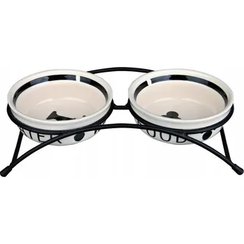 Miska pro psa Trixie misky na stojanu pro psa, miska na vodu, krmivo 2 x 1,6 L