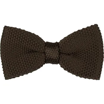 Motýlek Hnědý dětský pletený motýlek