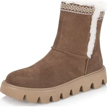 Dámská obuv Dámská kotníková obuv RIEKER W2075-20 hnědá W5 43