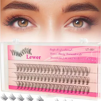 Péče o řasy a obočí ŘASY LEWER TRSY HEDVÁBNÉ PŘIROZENÉ ŘASY 8mm