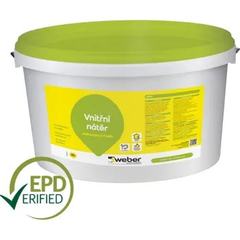 barva na zeď Weberdeco fresh 25 kg (ks) - množstevní sleva při odběru nad 15 000 Kč